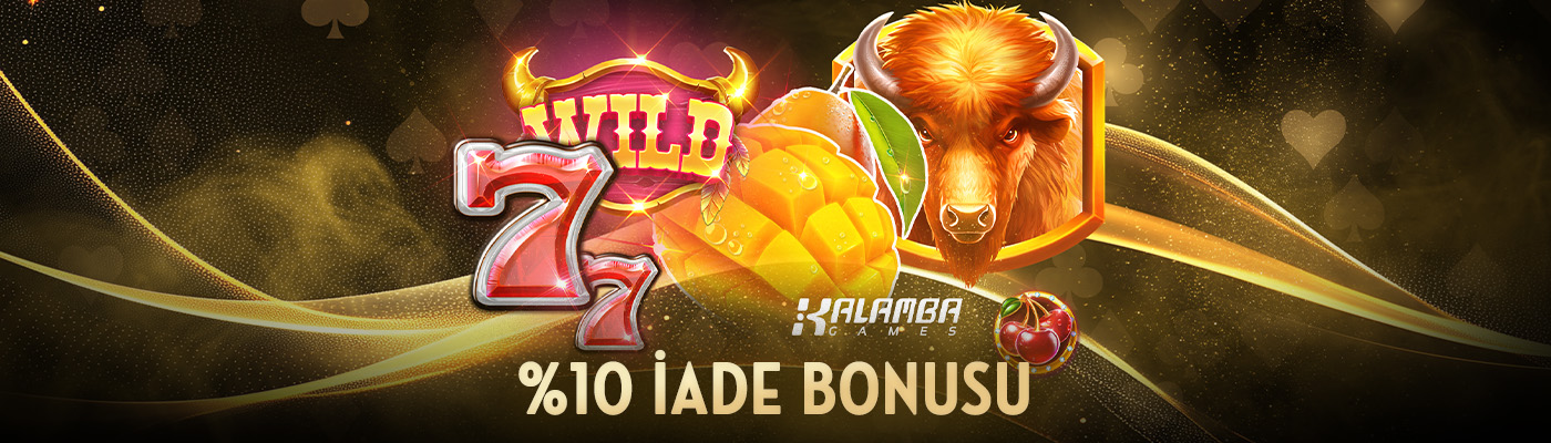Seçili Slotlardan Haftalık İade kalamba games %10 iade bonusu